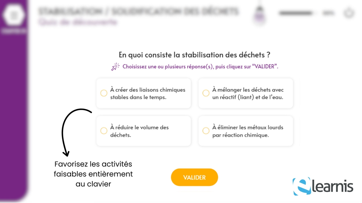 Exemple d’activité accessible