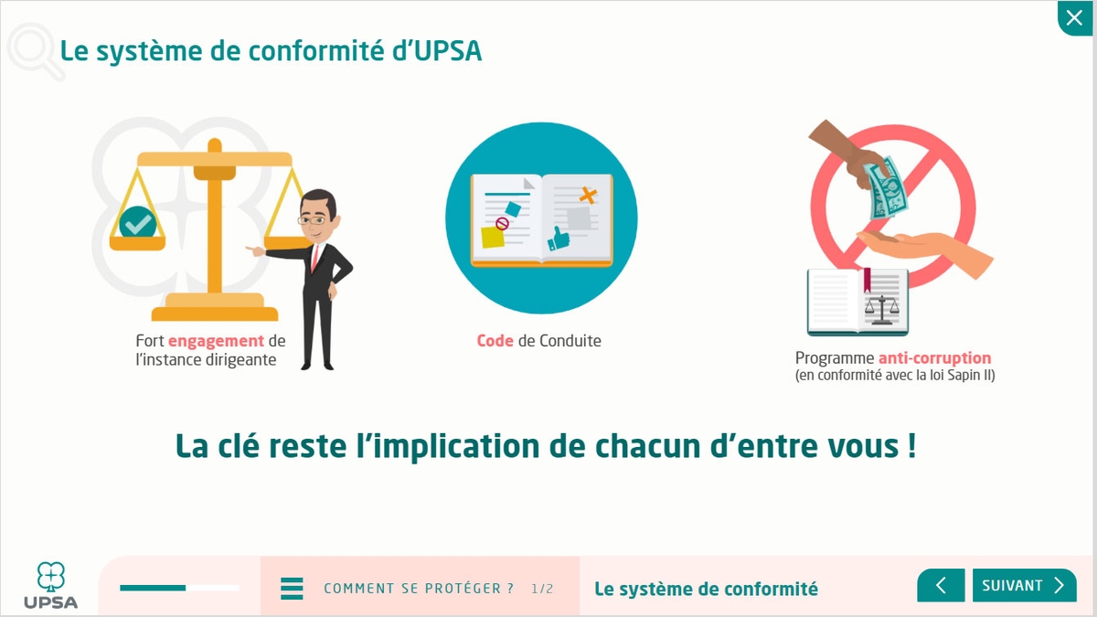 UPSA - Éthique et conformité